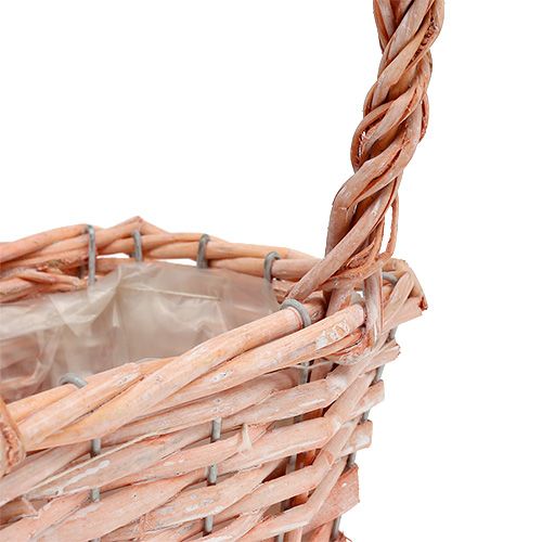 Floristik24 Pflanzkorb Orange 20cm x 14cm H13cm