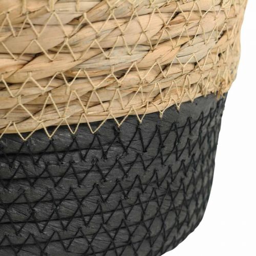 Floristik24 Pflanzkorb Übertopf Seegras Korb Deko Natur Ø23cm H20cm