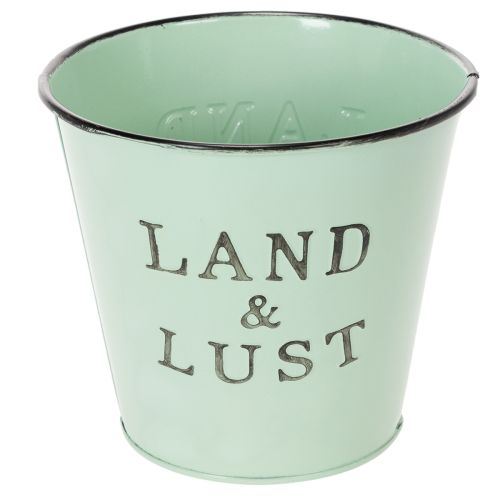 Pflanzkübel Metall Mintgrün Ø14×H13cm Land & Lust online kaufen | Floristik24.ch