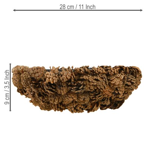 Artikel Pflanzschale Echte Zapfen Zapfenschale Natur Ø28cm H9cm