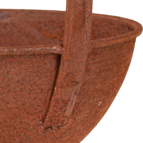 Floristik24 Pflanzschale Hängend Küchendeko Kelle Rost Ø16,5cm 2St