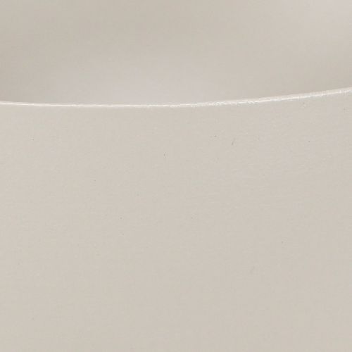 Floristik24 Pflanzschale Metall Deko Pokal mit Fuß Grau Ø16cm H13cm