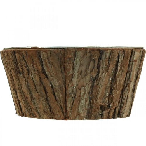 Floristik24 Pflanzschale, Pflanzgefäß, Blumenschale, Baumrinde Deko Ø21cm H10cm
