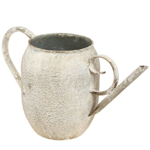 Floristik24 Pflanztopf Gießkanne Vintage Metall Deko Antik Garten 32x10,5x18cm