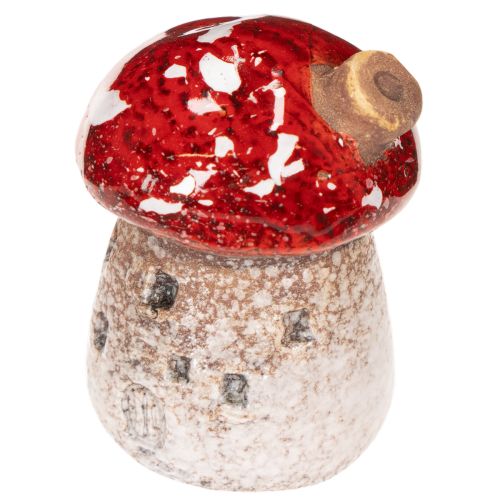 Pilzhaus Miniatur Deko Fliegenpilz Keramik 6 cm 2er-Set | Floristik24.ch