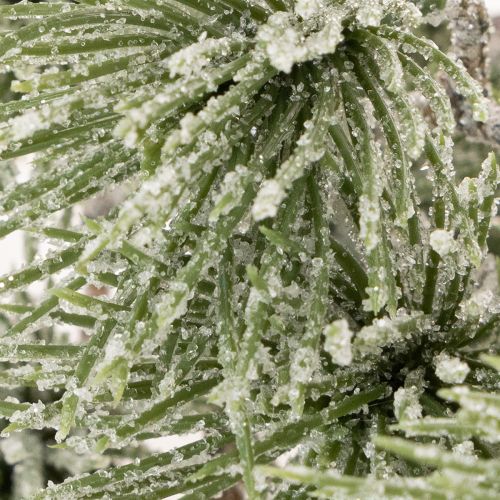 Künstlicher Tannenzweig 55cm aus Kunststoff, 3er-Set in Grün für Winterdekoration | Floristik24.ch