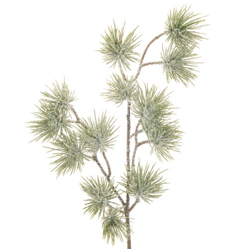 Künstlicher Tannenzweig 55cm aus Kunststoff, 3er-Set in Grün für Winterdekoration | Floristik24.ch