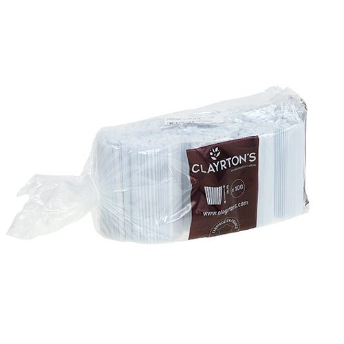 Artikel Plisseemanschetten Weiß 10,5cm 100 St