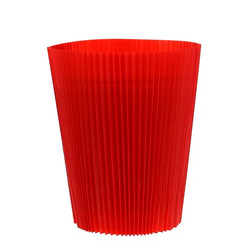 Floristik24 Plisseemanschetten Rot 14,5cm 100St.