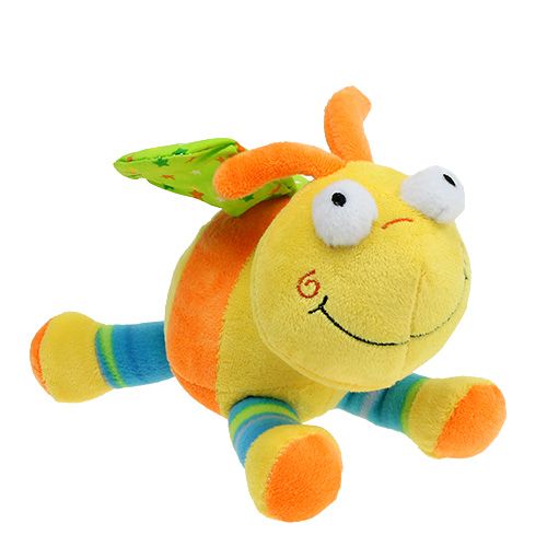 Floristik24 Plüschschmetterling 22,5cm Gelb