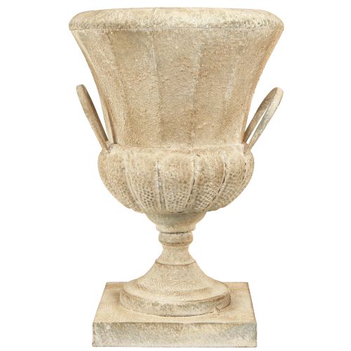 Floristik24 Pokalvase mit Griff Antik Vase mit Fuß Ø30cm H45,5cm