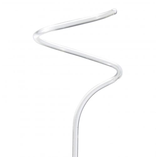 Floristik24 Rankhilfe Blumenstab Orchideenstab Klar Twister 38cm