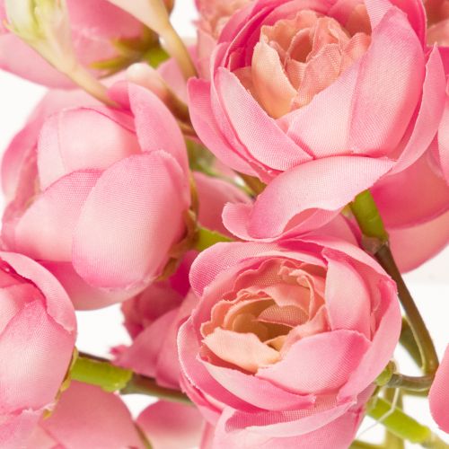 Artikel Kunstblume Ranunkelstrauß Stilvolle Tischdekoration 32cm 5St