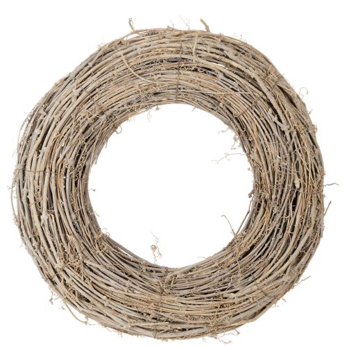 Dekokranz aus Rattan Weiss gewaschen 50 cm für kreative Gestaltung online kaufen | Floristik24.ch