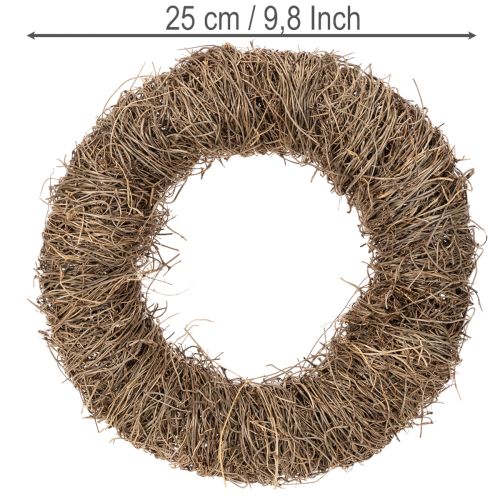 Rebenring 25 cm aus Naturmaterial für Bastel- und Dekorationsprojekte