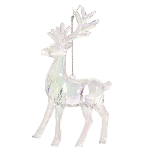 Rentier Anhänger Acryl 14cm 4er-Set für Weihnachtsdekoration | Floristik24.ch