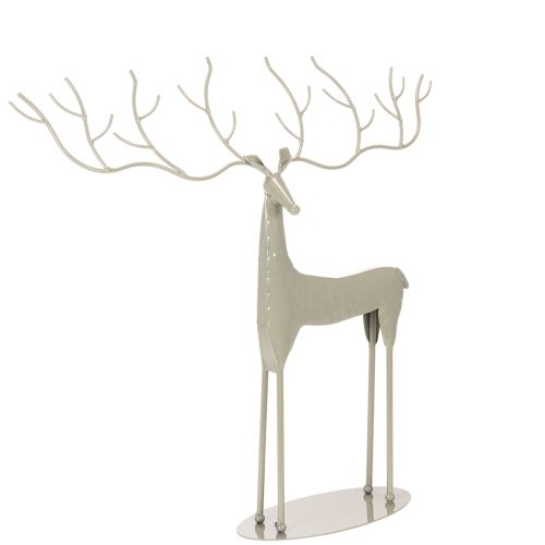 Deko-Hirsch-Skulptur Metall mintgrün 45 cm hoch für Innen online kaufen | Floristik24.ch