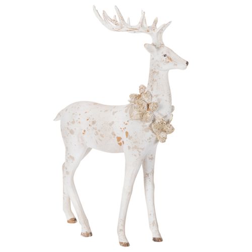 Dekofigur Hirsch aus Kunstharz