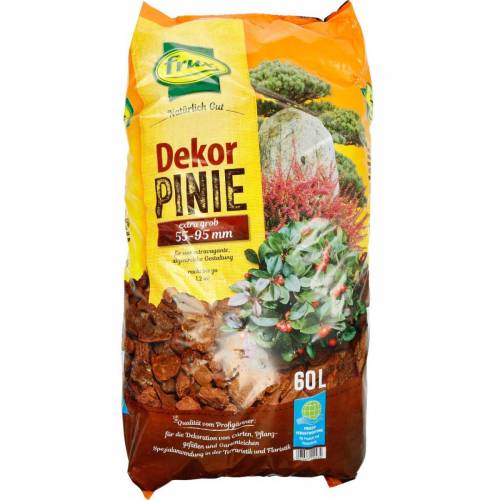 Rindenmulch Frux Dekorpinie extra grob 55-95mm 60l