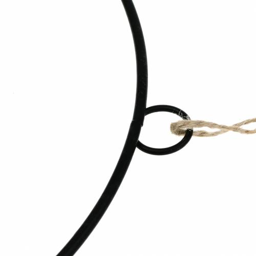 Artikel Dekoring zum Hängen Schwarz Ø35cm 4St