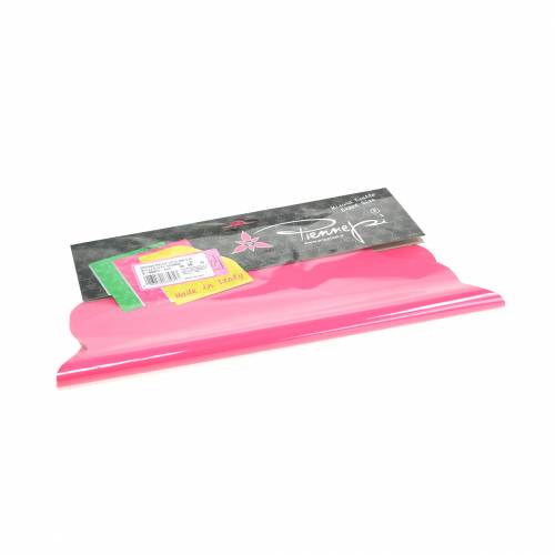 Floristik24 Rondella Manschette Pink Gestreift Ø40cm 50St Blumenmanschette