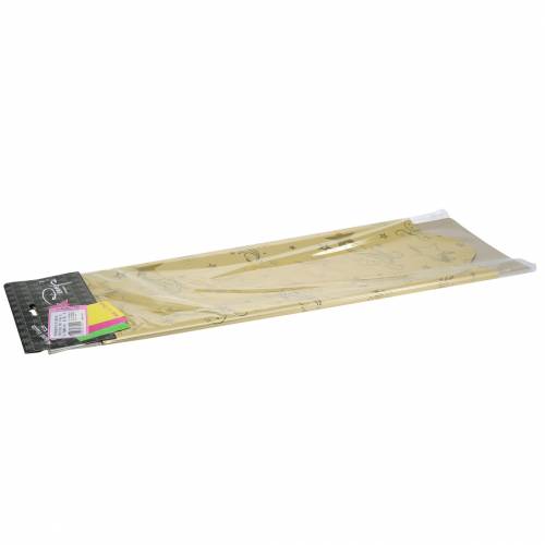 Floristik24 Rondella Manschette Weihnachtsmotiv Gold Ø60cm 50St