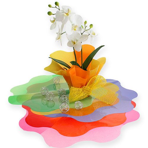 Floristik24 Blumenmanschette Ø48cm Grün 50 St