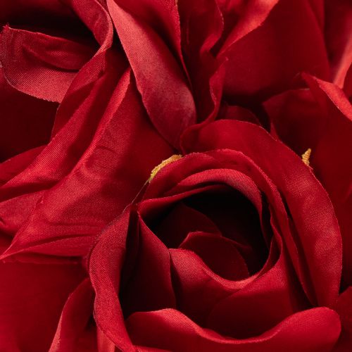 Künstliche Rosen 62 cm Rot 12er-Set für Dekorationen | Floristik24.ch
