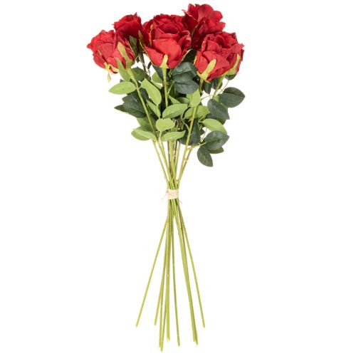 Künstliche Rosen 62 cm Rot 12er-Set für Dekorationen | Floristik24.ch