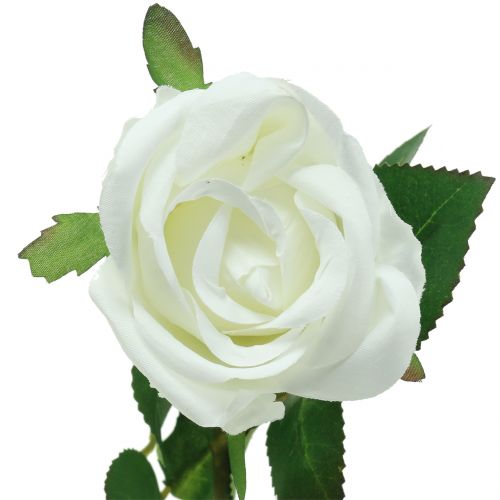 Artikel Rose Weiß 44cm für Dekoration 6St