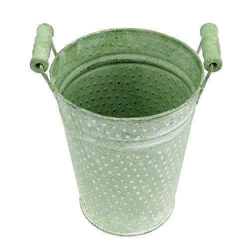 Rosentopf mit Griffen Ø14,5cm H19cm Grün | Floristik24.ch