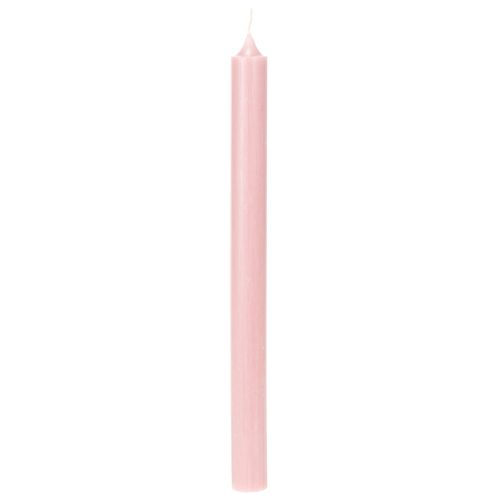 Artikel Rustic Stabkerzen durchgefärbt Rosa 350 x 28 mm 4 Stück