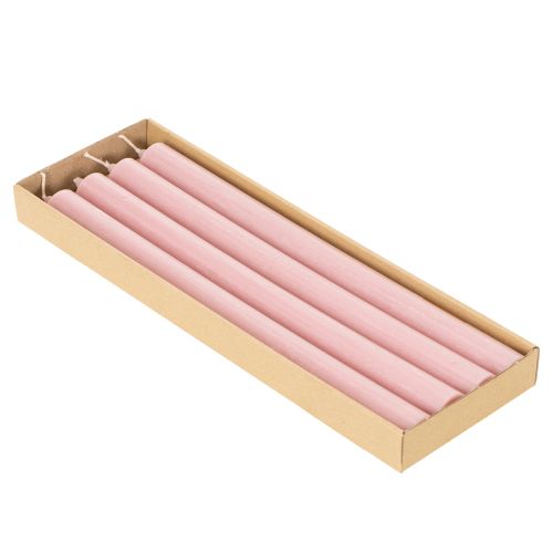 Artikel Rustic Stabkerzen durchgefärbt Rosa 350 x 28 mm 4 Stück