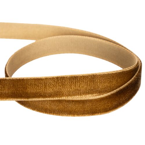 Dekoband Samt Braun 10mm x 20m Rolle | Floristik24.ch
