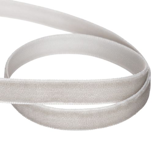 Samtband Grau 10mm x 20m für Dekorationen | Floristik24.ch