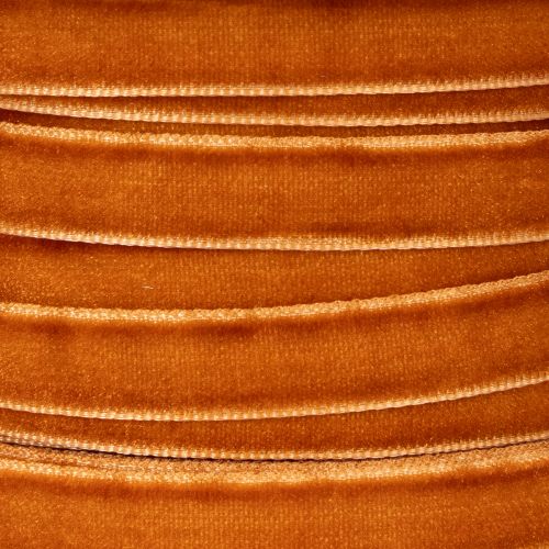 Dekoband Samt Orangebraun Terra 10mm x 20m | Floristik24.ch