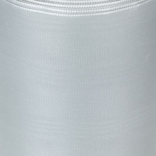 Satin Kranzband Silber 100mm x 25m für Trauerkränze und Jubiläumsschmuck, Wetterfest und Kompostierbar | Floristik24.ch