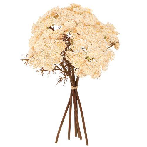 Floristik24 Schafgarbe künstlich Creme Achillea Kunstblumen 30cm 6 St