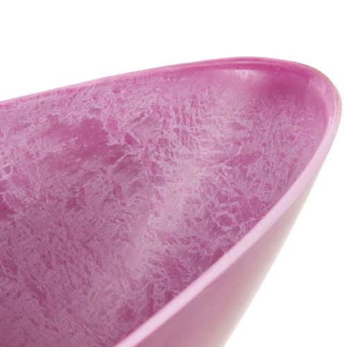 Plastikschale Pink 39cm x 13cm H13cm für florale Dekorationen | Floristik24.ch