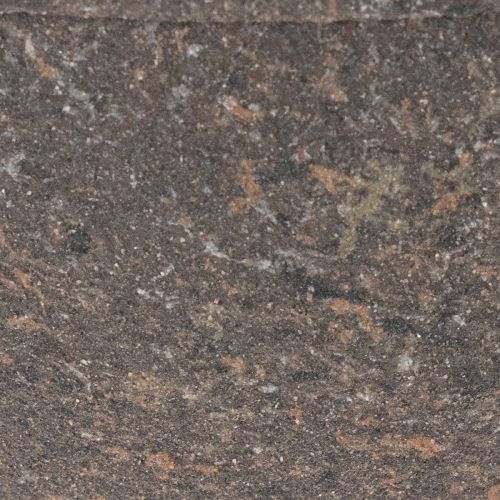 Runde Pflanzenschale aus Metall mit Sockel 18 cm Braun Anthrazit | Floristik24.ch