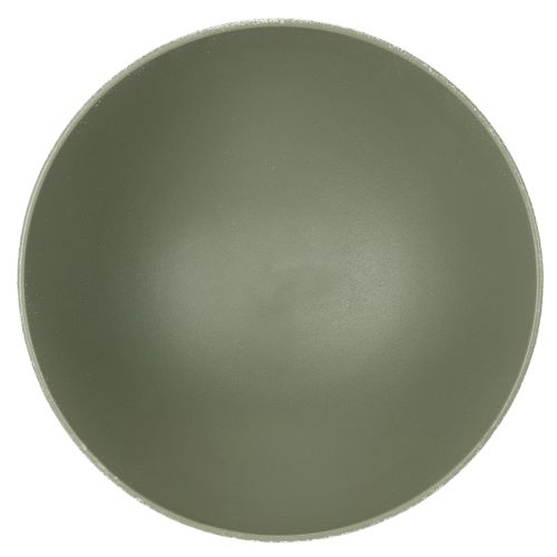 Schale mit Standfuss aus Metall 25 cm in graugrüner Granitoptik für Innenräume | Floristik24.ch