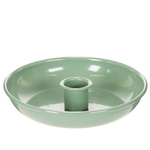 Kerzenständer Metall Grün für Tafelkerzen 13 cm