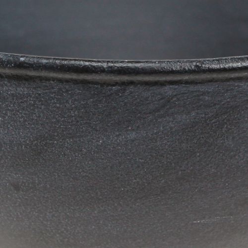 Floristik24 Schale mit Fuß Metall Pokalschale Anthrazit Ø26cm H21cm