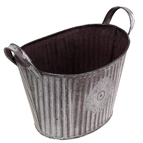 Floristik24 Schale oval 22cm x 16cm H15cm Lila