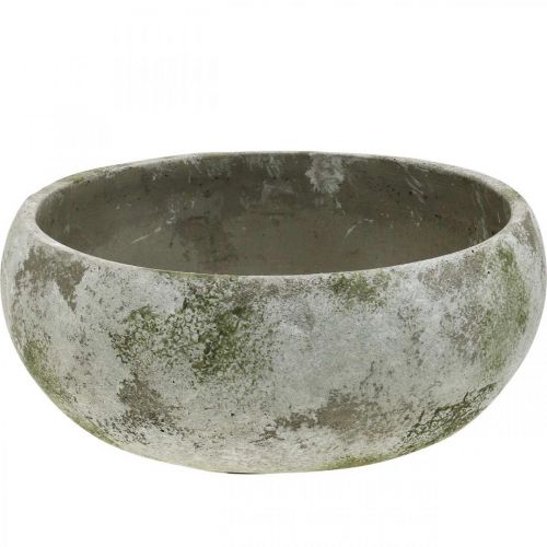 Pflanzschale Antik Look Blumenschale Patina Ø32cm H14cm