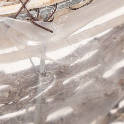 Pflanzschale länglich Weide mit Folie 45 cm natur 1 Set | Floristik24.ch