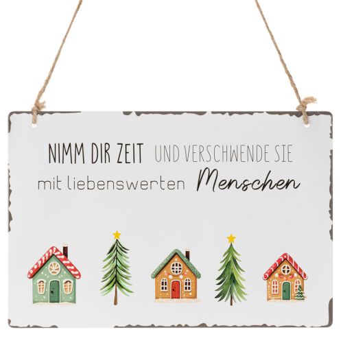 Metallschilder zum Hängen