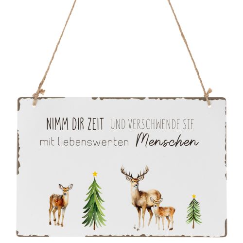 Metallschilder zum Hängen