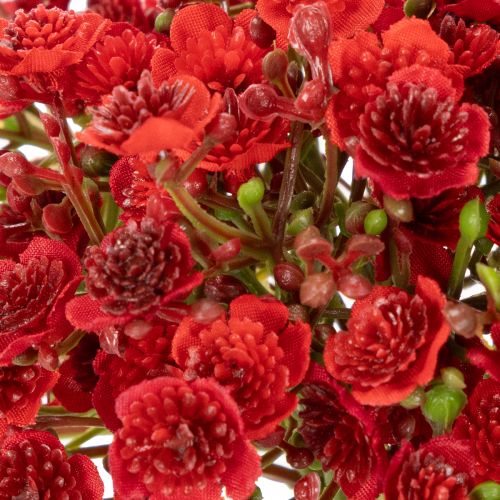 Künstliches Schleierkraut Bouquet rot 30 cm 10 Stück | Floristik24.ch