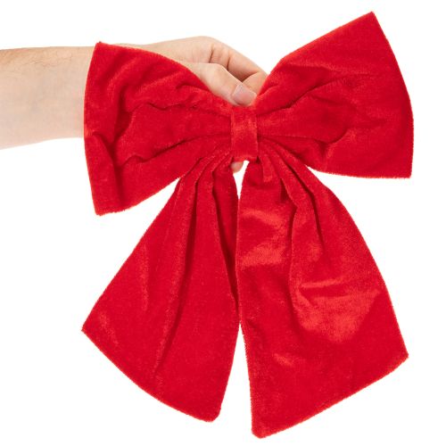 Rote Stoffschleifen 28 cm für Weihnachtsdekoration, 3 Stück | Floristik24.ch